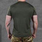 Потоотводящая мужская футболка Punishment с принтом "Герб" олива размер M - изображение 3