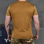 Потовідвідна чоловіча футболка з принтом "За перемогу" койот розмір 2XL - зображення 4