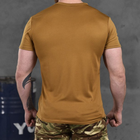 Потовідвідна чоловіча футболка з принтом "За перемогу" койот розмір XL - зображення 4