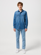 Koszula męska jeansowa Wrangler 112350464 M Niebieska (5401019841151) - obraz 3