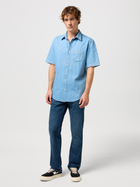 Koszula męska jeansowa Wrangler 112350473 M Niebieska (5401019842189) - obraz 3