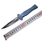 Нож выкидной V-016 Синий 20 см. (t9589) - изображение 4
