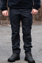 Чоловічий Костюм Убакс з липучками для шевронів + Штани з посиленими колінами чорний колір розмір 48 - зображення 8