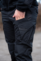 Чоловічий Костюм Убакс з липучками для шевронів + Штани з посиленими колінами чорний колір розмір 52 - зображення 13
