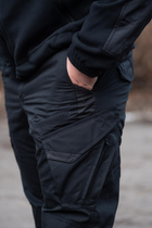 Костюм мужской Убакс с липучками для шевронов + Брюки с усиленными коленями черный цвет размер 50 - изображение 12