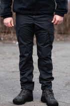 Чоловічий Костюм Убакс з липучками для шевронів + Штани з посиленими колінами чорний колір розмір 44 - зображення 8