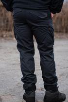 Костюм мужской Убакс с липучками для шевронов + Брюки с усиленными коленями черный цвет размер 56 - изображение 14