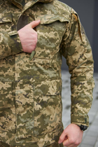 Мужская Куртка "М-65" рип-стоп с капюшоном и липучками для шевронов пиксель размер 3XL - изображение 3
