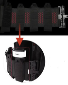 Плитоноска Військовий жилет Yakeda з підсумками під дев'ять ріжків АК і системою MOLLE - зображення 6