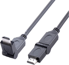 Кабель Reekin HDMI - HDMI Full HD 270В° 3 м Black (HDMI-005-3M) - зображення 1