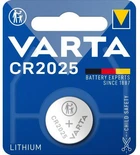 Батарейка литиевая Varta Lithium CR2025, 3V, блистер 1шт