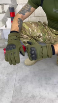 Зимние тактические перчатки magnum олива к XXL - изображение 7