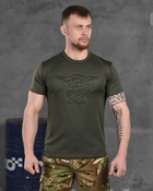 Армейская мужская потоотводящая футболка Йода (Yoda) L олива (86478) - изображение 1