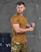 Армійська чоловіча потовідвідна футболка Йода (Yoda) 3XL койот (86477) - зображення 3