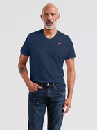 Koszulka męska bawełniana Levi's Original Hm Vneck 85641-0002 XL Granatowa (5400816654889)