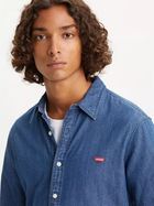 Koszula jeansowa męska Levi's Ls Battery Hm Shirt Slim 86625-0023 XL Granatowa (5401105318536) - obraz 4