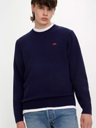 Sweter męski wełniany Levi's Original Hm Sweater A4320-0001 L Granatowy (5401105320737) - obraz 3