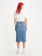 Spódnica jeansowa damska midi Levi's Side Slit Skirt A4711-0000 25 Niebieska (5401105466022) - obraz 2