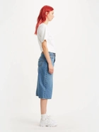 Spódnica jeansowa damska midi Levi's Side Slit Skirt A4711-0000 24 Niebieska (5401105466015) - obraz 4