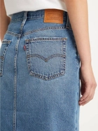 Spódnica jeansowa damska midi Levi's Side Slit Skirt A4711-0000 26 Niebieska (5401105466039) - obraz 6