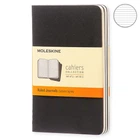 3 блокноти Moleskine Cahier маленьких чорних 9788883704895