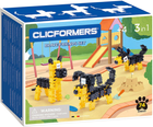 Klocki konstrukcyjne Clicformers Brave Friends 3 in 1 74 elementy (8809465535759) - obraz 1