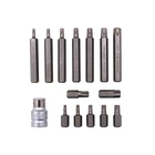 Набір біт Torx з бітотримачем, 15 предметів (T20, T25, T30, T40, T45, T50, T55; L-75мм) ROCKFORCE RF-4156