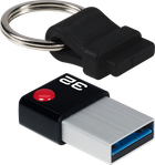 Pendrive Emtec Nano Ring T100 32GB USB 3.2 Black (ECMMD32GT103) - obraz 2