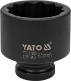 Головка YATO торцева ударна 12-гранна 1" 65x93 мм (YT-11990)