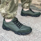 Кросівки чоловічі тактичні сітка ЗСУ (ЗСУ) 6995 44 р 28,5 см зелені - зображення 4