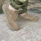 Кросівки чоловічі тактичні сітка ЗСУ (ЗСУ) 6835 40 р 26 см коричневі - зображення 8