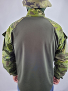 Рубашка мужская военная тактическая с липучками ВСУ (ЗСУ) Ubaks Убакс 20221840 7247 M 48 р зеленая - зображення 3