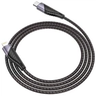 Кабель HOCO U95 Freeway усиленная оплетка Type-C to Lightning 20W черный