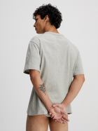 Koszulka męska bawełniana Calvin Klein Underwear 000NM2399E-P7A L Szara (8720107555075) - obraz 2