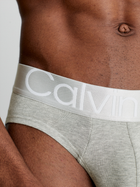 Zestaw majtek slipów męskich bawełnianych Calvin Klein Underwear 000NB3129A-MPI XL 3 szt. Czarny/Biały/Szary (8719855393978) - obraz 4