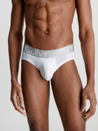 Набір трусів сліпів чоловічих бавовняних Calvin Klein Underwear 000NB3129A-MPI M 3 шт Чорний/Білий/Сірий (8719855393954) - зображення 2