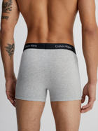 Набір трусів шорт чоловічих бавовняних Calvin Klein Underwear 000NB3528A-6H3 XL 3 шт Сірий/Чорний/Білий (8720107557819) - зображення 3
