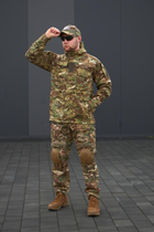 Тактический костюм Куртка парка и брюки с наколенниками цвет мультикам размер M - изображение 1