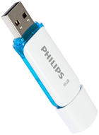 Флеш пам'ять USB Philips Snow Edition 16GB USB 2.0 Blue (FM16FD70B/00) - зображення 1