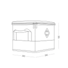 Аптечка-органайзер непромокаемая текстильная сумка PC-18 M WHITE - изображение 12