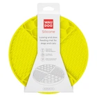 Килимок для злизування і повільного харчування WAUDOG Silicone 211х211х30 мм жовтий