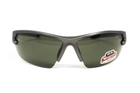 Защитные очки Venture Gear Tactical Semtex 2.0 Gun Metal (forest gray) Anti-Fog, чёрно-зелёные в оправе цвета "тёмный металлик" - изображение 4