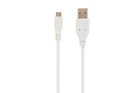 Кабель micro Cablexpert CCP-mUSB2-AMBM-W-1M, USB 2.0 A-тато/Micro B-тато, 1 м., білого кольору