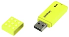 Флеш накопитель USB 8Gb Goodram UME2, Yellow, USB 2.0, до 20/5 МБ/с (UME2-0080Y0R11)