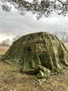 Маскировочная сетка 3х5м для автомобиля, пикапа, внедорожника и техники "Листья зелёные №2" - изображение 3