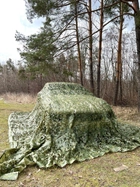 Маскировочная сетка 2х3м для автомобиля, пикапа, внедорожника и техники "Листья зелёные №2" - изображение 8