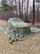 Маскировочная сетка 4х6м для автомобиля, пикапа, внедорожника и техники "Листья зелёные №2" - изображение 9