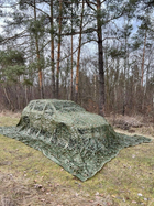 Маскировочная сетка 5х7м для автомобиля, пикапа, внедорожника и техники "Листья №1" - изображение 4