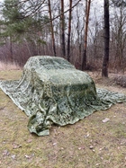 Маскировочная сетка 3х6м для автомобиля, пикапа, внедорожника и техники "Листья зелёные №2" - изображение 9