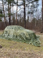 Маскировочная сетка 3х4м для автомобиля, пикапа, внедорожника и техники "Листья зелёные №2" - изображение 4